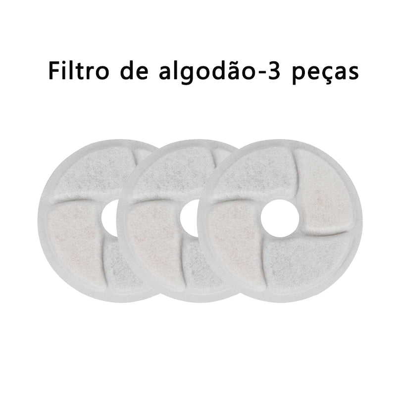 Dispensador de água inteligente para animais de estimação, água circulante, seguro e silencioso, 2,5 L com luz